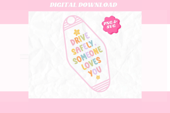 Download Retro Flower Motel Keychain PNG SVG - Retro flower Collection
