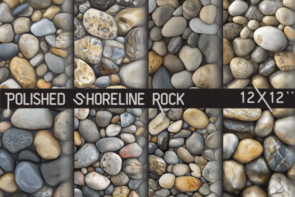 Download Polished Shoreline Rock Surfaces - Surfaces Collection