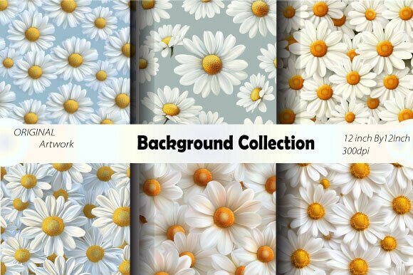 Download Daisy Scrapbook Planner Background - Premium Resources