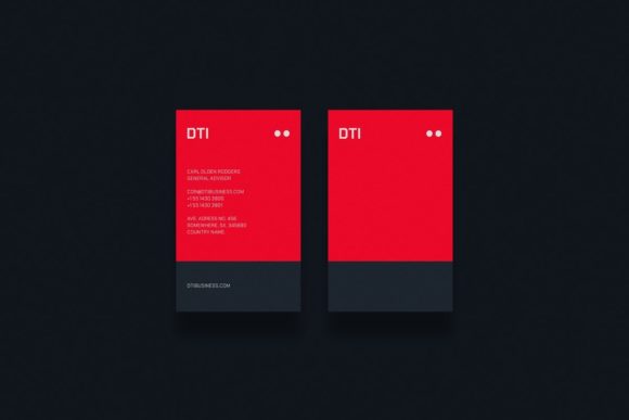 Download Business Cards Template: DTI - Business cards Collection